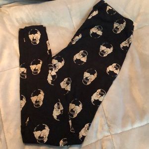 Torrid Skull Cotton Leggings Size 1